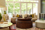 ROUND coffee table chest